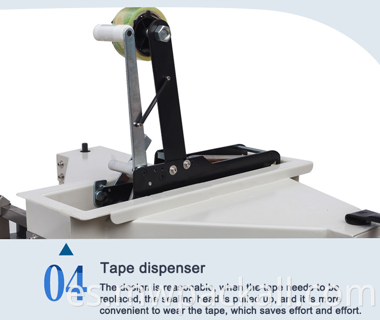 Máquina de sellado automático de caja de caja de caja de cartón de alta eficiencia